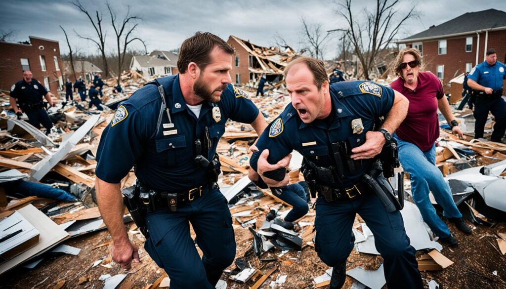 Arrests and Incidents in the Aftermath of the Tornado Arrests and Incidents in the Aftermath of the Tornado