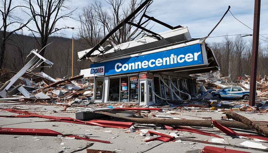 severe damage severe damage