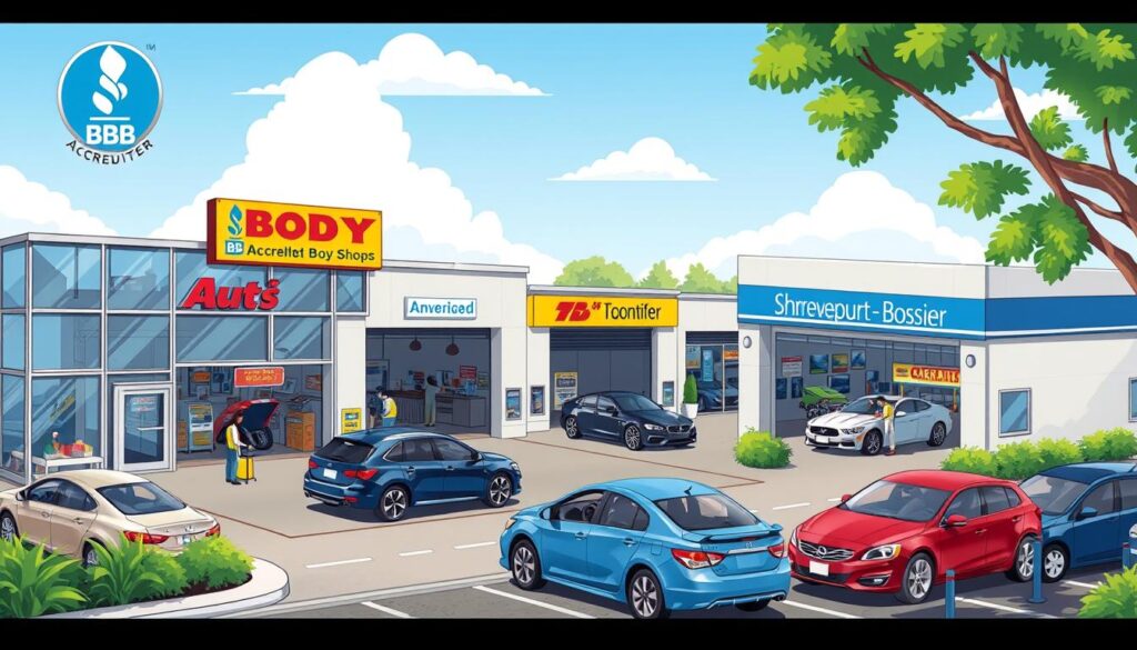 BBB accredited body shops in Shreveport-Bossier