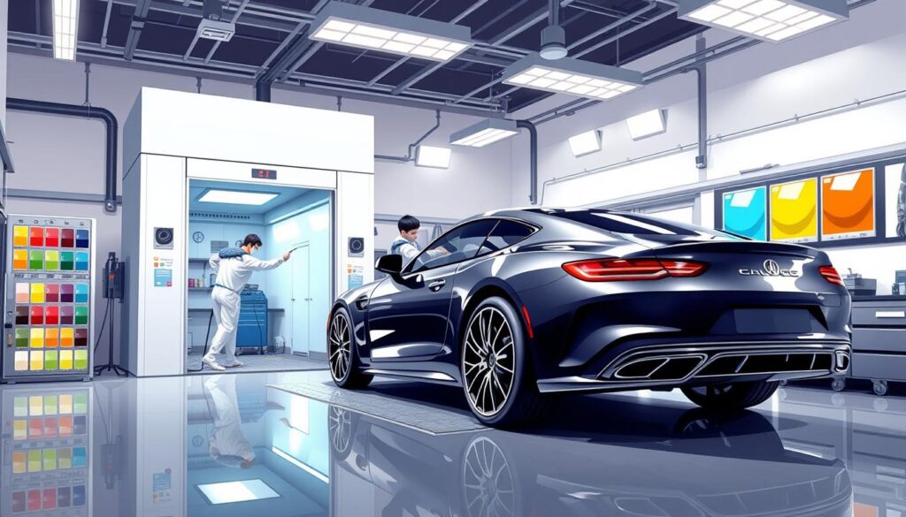Premium auto paint shop services